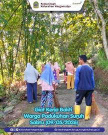 GIAT KERJA BAKTI WARGA PADUKUHAN SURUH